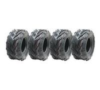 Parnells - 4 Ensembles de Pneus Quad ATV Tubeless 18x9.50-8, 4 Plis Wanda P361 avec Profondeur de Bande de Roulement de 11 mm, Diamètre 455 mm, Largeur 218 mm, 155 kg Chacun à 10 Psi, 63 Mph, Marqué E