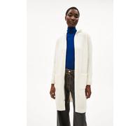 WANDAA | Veste en maille coupe décontractée en laine bio mélangée - beige (S)