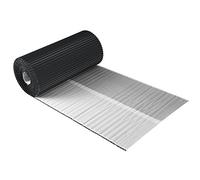 Wandanschlussband plissiertes Aluminium 30 cm x 5 m Dach Kamin Wand Schornstein 7 Farben (Graphit)