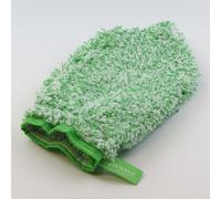 Wandbreite Jemako Gant de nettoyage vert à poils longs absorbe de grandes quantités d'eau et de saleté (gant vert long)