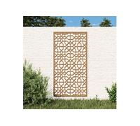 vidaXL Décoration murale jardin design mauresque 105 x 55 cm acier corten