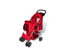 Wandelwagen voor hond rood 170055