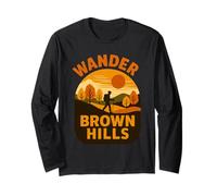 Wander Brown Hills Chemise Indiana Automne Scenic Sunset Manche Longue