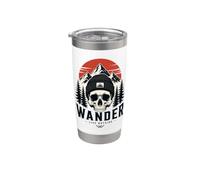 Wander Live Outside Bonnet Mountain Explorer Gobelet isotherme en acier inoxydable double paroi