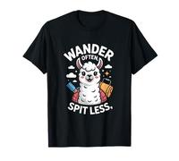 Wander Often Spit Less Lama T-Shirt