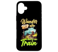 WANDER OFTEN WONDER WHY I DIDN'T TRAIN Coque pour iPhone 16 Plus