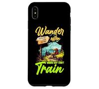 WANDER OFTEN WONDER WHY I DIDN'T TRAIN Coque pour iPhone XS Max