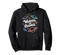 Wander The Cosmos Pastel Planets Cute Galaxy Citation Sweat à Capuche