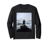 Wanderer Above The Sea Fog de Caspar David Friedrich (1818) Manche Longue
