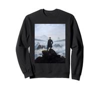 Wanderer Above The Sea Fog de Caspar David Friedrich (1818) Sweatshirt