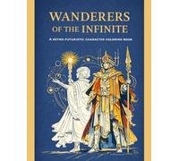Wanderers of the Infinite: A Retro-Futuristic Character Coloring Book