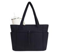 Wandering Nature Sac fourre-tout avec porte-gobelet, compartiment pour ordinateur portable et housse de chariot pour voyage, travail, infirmière, femme