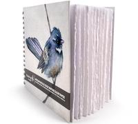 Wanderings Carnet d'Aquarelle À Découper - 8x8'' / 20x20 cm - Carnet d'Art Premium Avec Papier à Bord Déchiré Fait Main, Comprenant Du Papier Couché À Froid 350 GSM Pour Scrapbook, Album d'Aquarelle