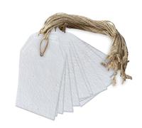 Wanderings Étiquettes de graines de fleurs faites à la main - 9,5 cm x 4,5 cm seulement - Paquet de 25 - Étiquettes à feuilles mobiles recyclées plantables avec graines de fleurs sauvages