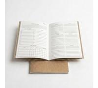 WANDERINGS Planner Hebdomadaire Non Daté A5 - Recharge Traveler’s Notebook | 60 Semaines 2 Carnets | Suivi d’Habitudes, Objectifs et Planification Quotidienne | 5,5" x 8,25" (14 x 21 cm)