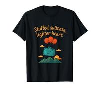 Wanderlust Briquet en Forme de Valise en Peluche Motif cœur T-Shirt