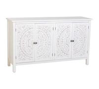 WANDERLUST DECO Buffet Blanc 120x40x74h cm