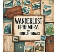 Wanderlust Ephemera for Junk Journals: 500+ Vintage Travel Labels, Luggage Tags, Maps, and Adventure Cutouts for Scrapbooking & Collage Art