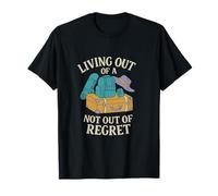 Wanderlust Valise de Voyage Graphique T-Shirt