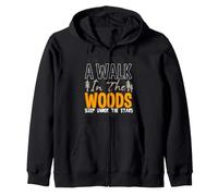 Wanderlust Walk Sleep Under The Night Sky Stars in The Woods Sweat à Capuche