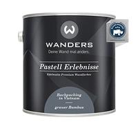 Wanders Peinture murale mate élégante pour meubles de cuisine et meubles de cuisine 2,5 l - Gris bambou/bleu gris - Haute opacité - Séchage rapide