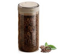 WANDGU Boîte de conservation pour café 1700 ml : boîte à café hermétique, récipient à grains de café avec valve de sortie et affichage de la date, bocaux de conservation avec couvercle sous vide, pour