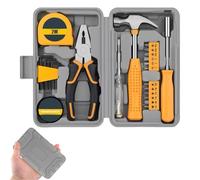 WANDGU Coffret d'Outils 24 Pièces Professionnel en Acier au Carbone - Set Portatif de Réparation (57×24.5×27.5 cm) avec Marteau et Clés, Idéal Bricolage, Auto, Bicyclette - Design Compact Anti-Choc