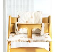 WANDGU Coussin Chaise Haute Bebe: Coussin Compatible avec Stokke Tripp Trapp pour un Nettoyage Facile Détachable, Coussin de Chaise Haute Compatible avec un Joli Motif pour Chaise Haute Stokke