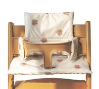 WANDGU Coussin Chaise Haute Bebe: Coussin pour Chaise Haute Tripp Trapp Stokke avec un Joli Motif pour un Nettoyage Facile Détachable, Coussin de Chaise Haute Compatible pour Chaise Haute Stokke