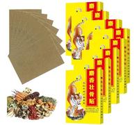 WANDGU Lot de 120 patchs de soulagement de la douleur : lot de 8 patchs de soulagement de la douleur Tigre Soreness Patch infrarouge lointain chinois, patchs traditionnels pour douleurs au cou, genoux