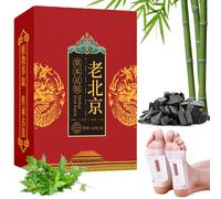 WANDGU Lot de 120 patchs détox pour pieds : patchs détoxifiants pour les pieds, pour éliminer les toxines et la circulation sanguine, extraits d'herbes pour favoriser le sommeil et soulager le stress