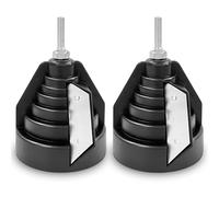 WANDGU Lot de 2 Outil de Chanfreinage: Outil à Ebavurer, Outil de Biseautage Facile à Utiliser mit alésoir robuste,Outils de Plomberie (Noir)