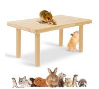 WANDGU Plateforme pour Hamster en Bois : Plate-Forme pour Hamster, Jouet d'escalade, Accessoires pour Hamster pour la Cage, Plate-Forme pour Hamster, gerbilles, Souris - 24 x 12 x 14 cm