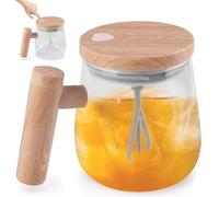 WANDGU Tasse à Mélanger Automatique: Gobelet Électrique 400 ml, Tasse à Café Magnétique Portable à Grande Vitesse Avec Agitateur pour Café, Lait