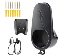 WANDGU Type 2 Support mural Câble de charge EV Support de fiche : support de câble de type 2 avec vis, support de câble ABS Wallbox accessoires, chargeur d'accessoires pour support de voiture