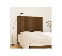 Tête de lit murale Gris 204x3x110 cm Bois massif de pin tête de lit vidaXL