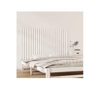 vidaXL Tête de lit murale Blanc 147x3x90 cm Bois massif de pin 824894