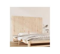 vidaXL Tête de lit murale 159,5x3x90 cm Bois massif de pin 824898