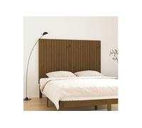 vidaXL Wandhoofdbord 166x3x110 cm massief grenenhout honingbruin824961 Marron G