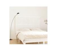 vidaXL Wandhoofdbord 166x3x110 cm massief grenenhout wit824959 Blanc G