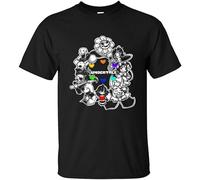 Wandi Men's Undertale Crew Neck T Shirt T-Shirt Black L