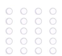 WANDIC 20 Pack Membrane Flûte Diaphragme Bouche pour Kazoos