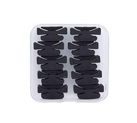 WANDIC Sourcingmap Lot de 10 Supports de médiators en Caoutchouc pour Guitare, Basse, ukulélé Noir