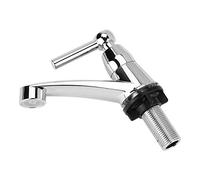 Wandisy Cadeaux de mai Robinet d'eau du Robinet, Robinet d'eau Simple en Plastique ABS pour Accessoires d'évier de Cuisine de lavabo(Poignée Droite)