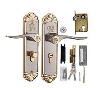 Cadeau de Juillet Wandisy Serrure deeure de poignée, Cylindre européen de Serrure degnée avec des clés