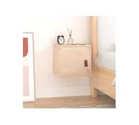 Vidaxl Armoire Murale 31,5x30x30 Cm Bois De Pin Massif Multicolore