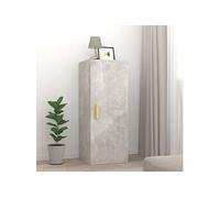 vidaXL Armoire murale Gris béton 34,5x34x90 cm Bois d'ingénierie 812433