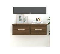 vidaXL Armoire murale marron imitation chêne 60x26x18,5 cm Bois composite