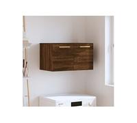 Vidaxl Armoire Murale Chêne Marron 60x36,5x35 Cm Bois D'ingénierie Multicolore
