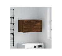 Vidaxl Armoire Murale Chêne Marron 60x36,5x35 Cm Bois D'ingénierie Multicolore
